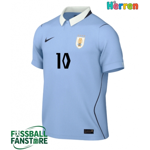 Uruguay Giorgian de Arrascaeta #10 Replik Heimtrikot WM 2026 Kurzarm